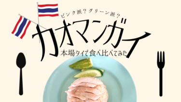 【タイ料理】カオマンガイの有名店を食べ比べ！