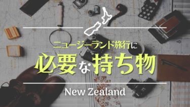 在住者が語るニュージーランドへ訪れる際に必要なアイテム5選