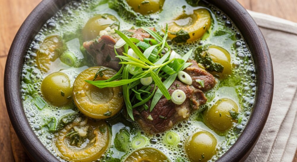 ジョージア料理チャカプリ。春限定のラム肉とハーブのシチュー。