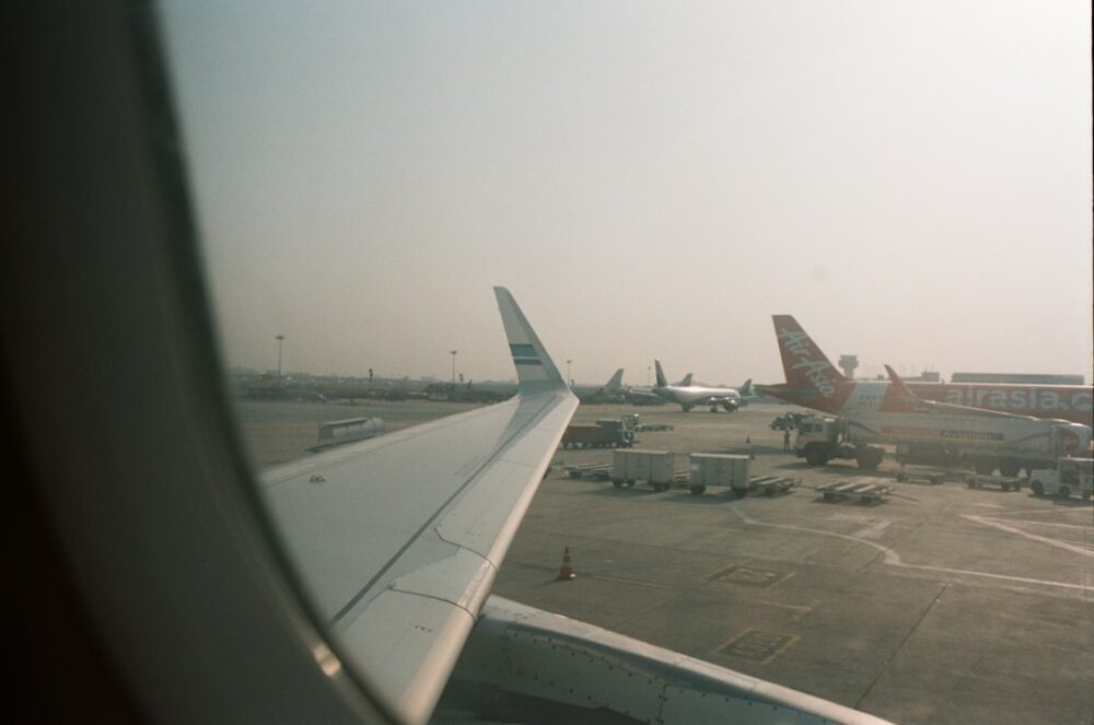 airport departure asia travel
