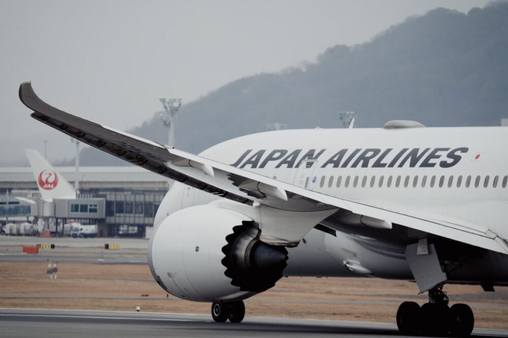 japanese passport travel airplane