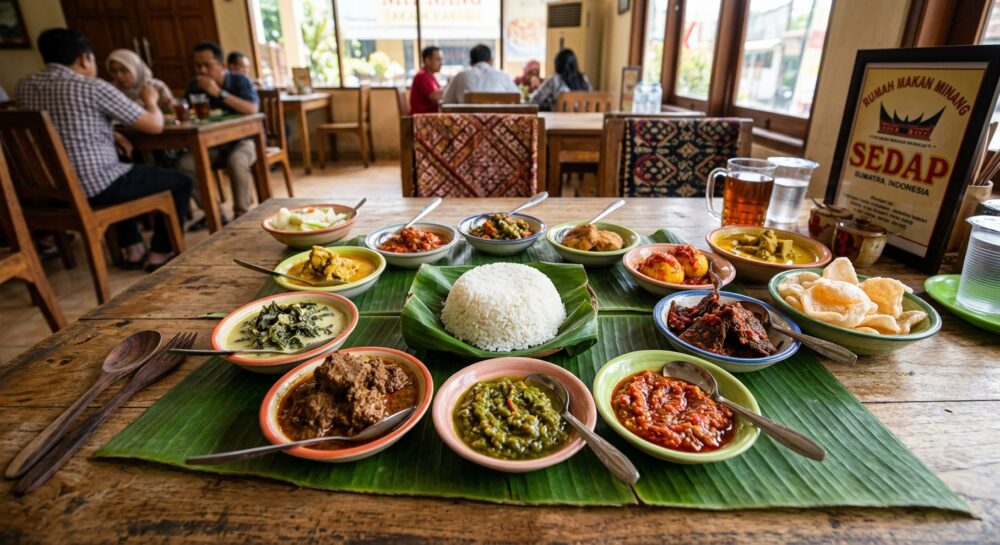 ナシパダン - スマトラ発のおかず盛り合わせ定食