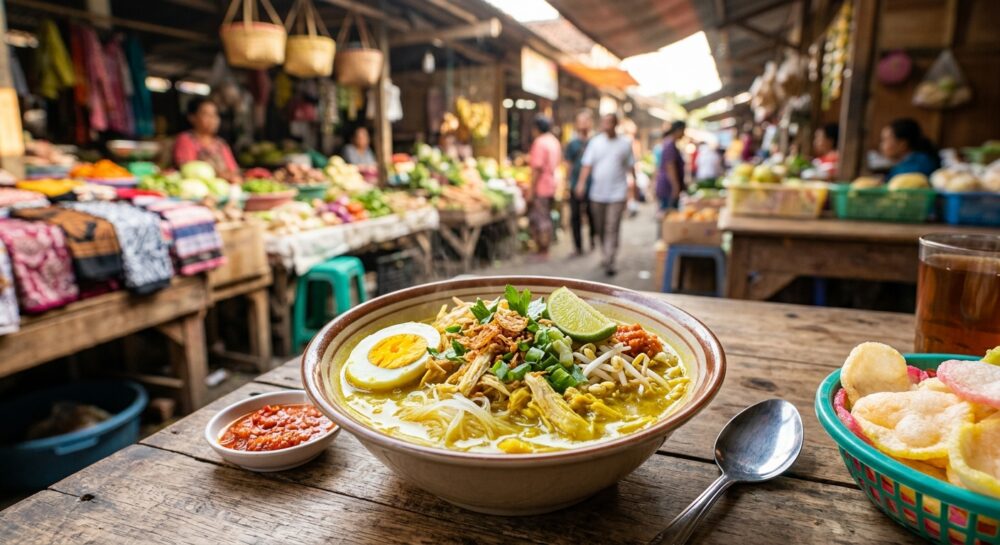 ソトアヤム - ターメリックが香る黄金色チキンスープ