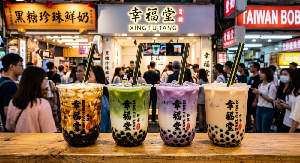 台湾 タピオカミルクティー