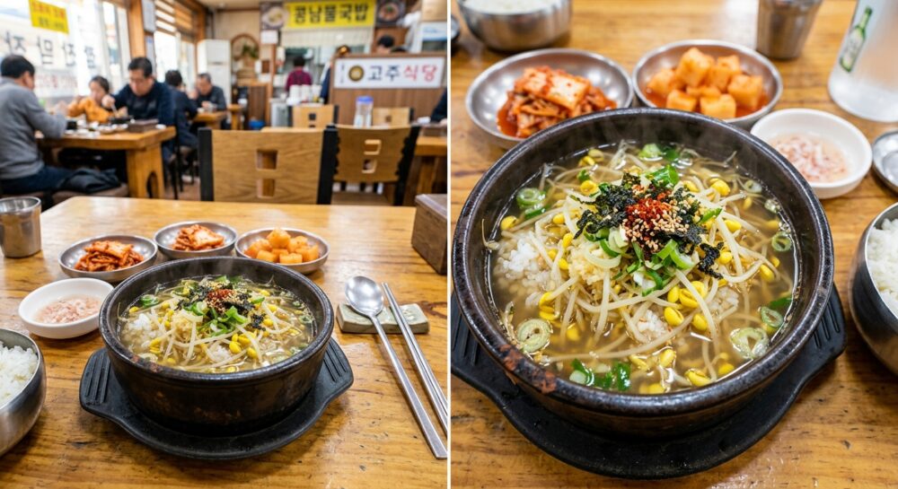 韓国 コンナムル・クッパ