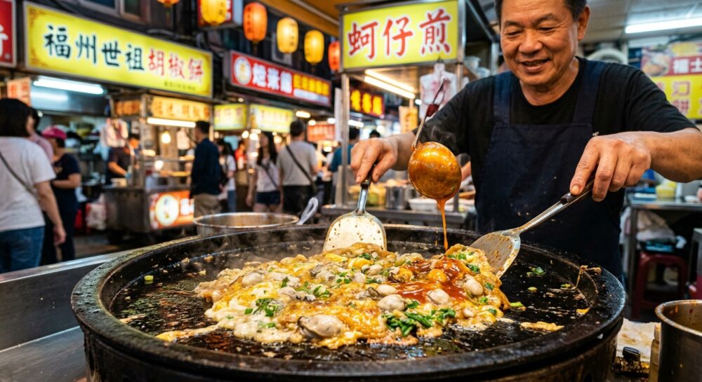 台湾 蚵仔煎（オアジェン）