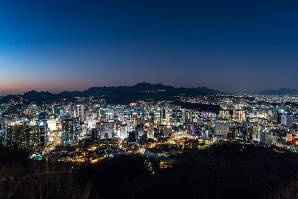 seoul busan korea cityscape