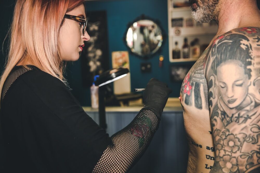 tattoo studio needle ink