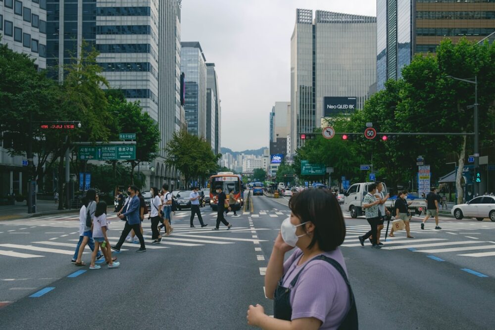 seoul crosswalk countdown signal