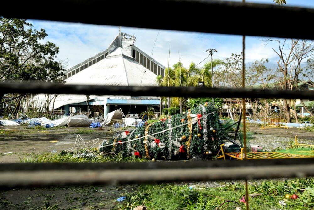 typhoon volcano philippines emergency disaster