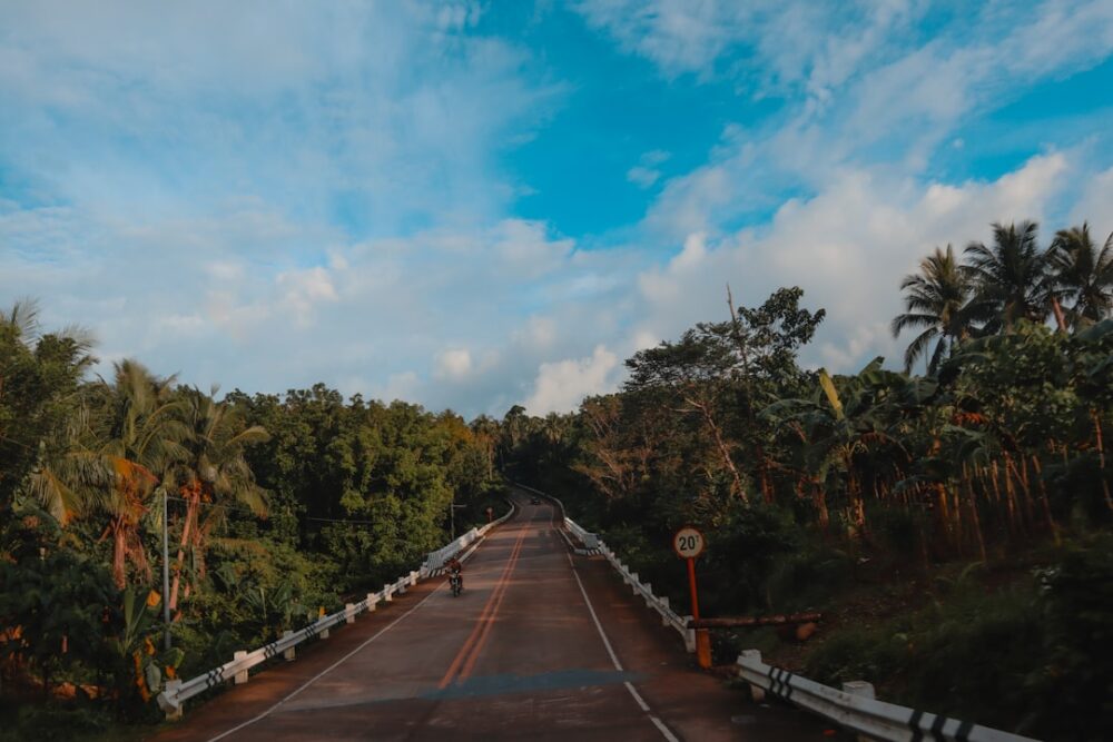 car windshield road philippines highway