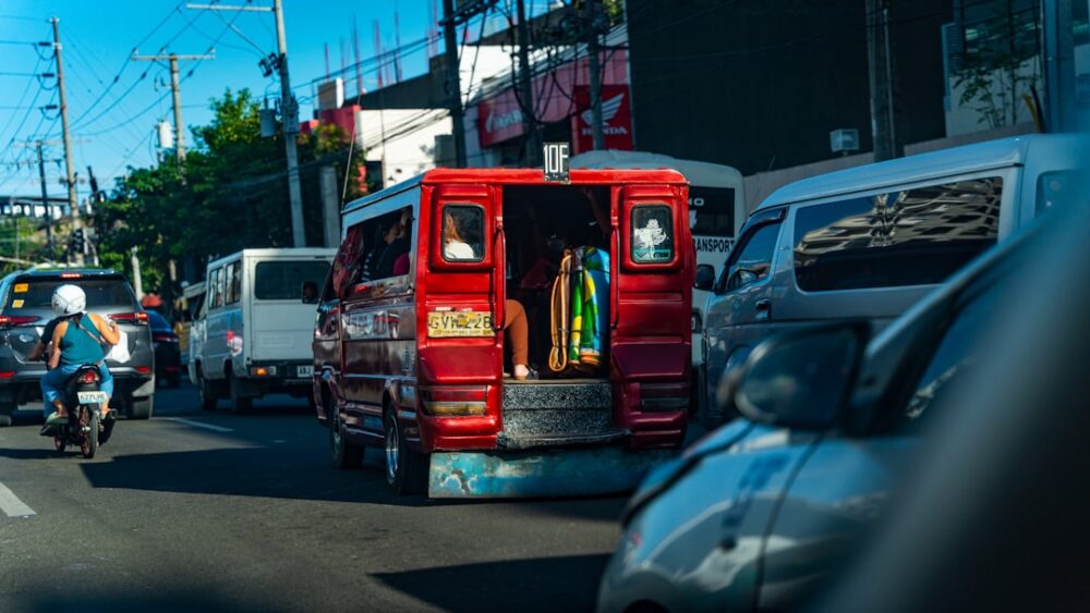 car broken tire road danger philippines
