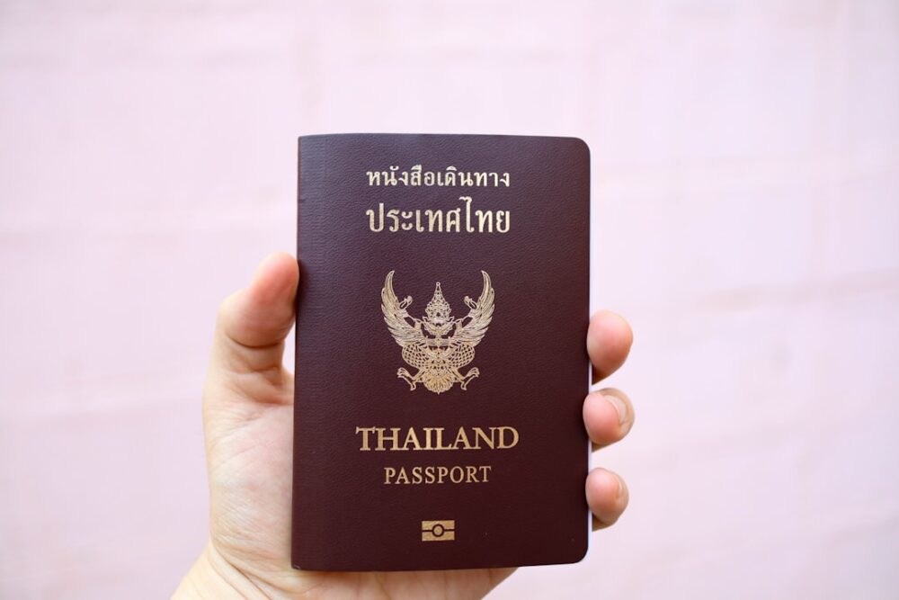 thailand visa application form