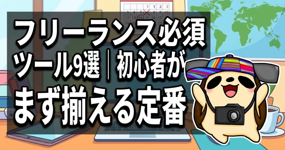 フリーランス必須ツール9選｜初心者がまず揃える定番