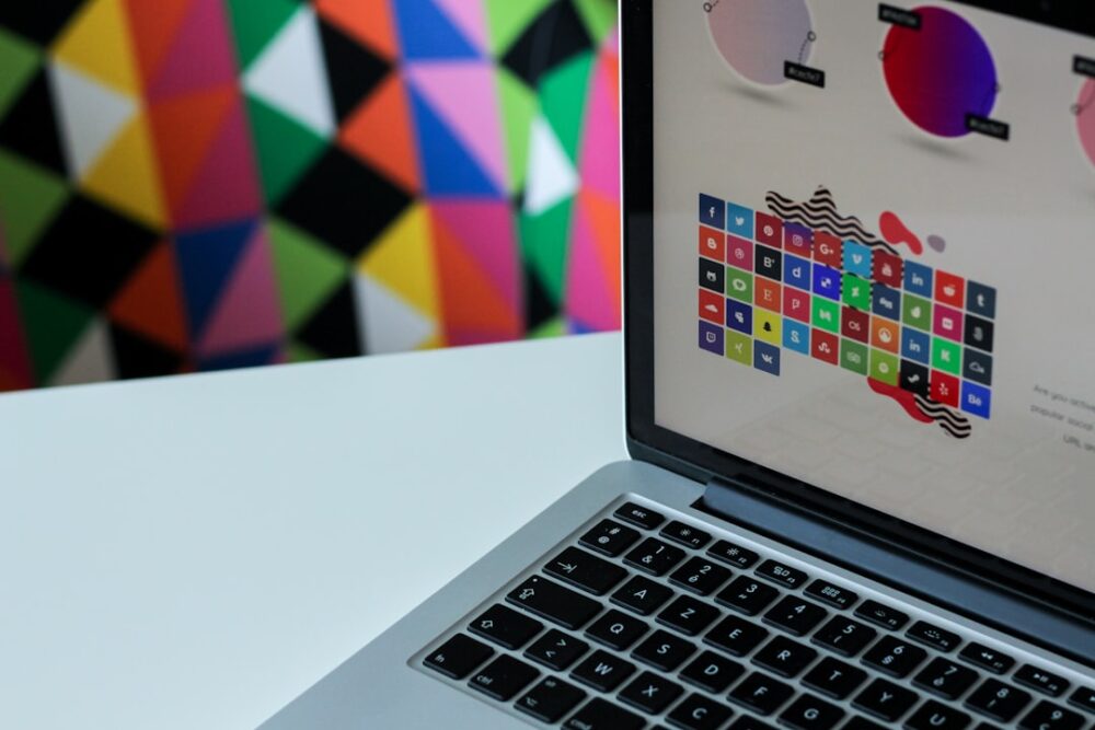 graphic design template colorful creative